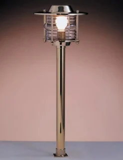 Clearance Laura Suardi Robuste Wegeleuchte Messing IP43 H:70cm Weg Garten