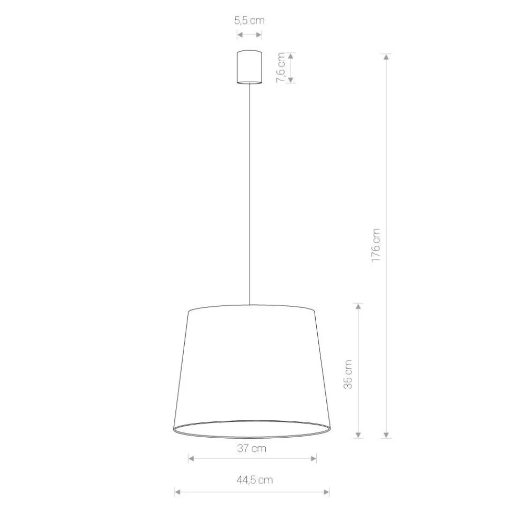 Sale Nowodvorski Romantische Pendelleuchte Rosa Weiß Ø44,5cm rund