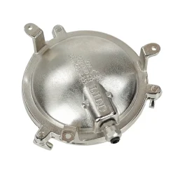 Lido Rostfreie Schiffslampe SERIFOS Messing Riffelglas