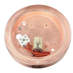 Sale Lido Runde Außenleuchte Kupfer aus Messing G9 Ø14cm