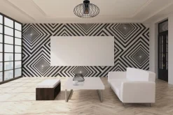 Belis Runde Deckenleuchte E27 Ø34 cm Schwarz blendarm Retro* Flurlampen|Bürolampen