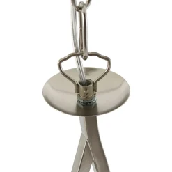 Steinhauer Runde Hängelampe Glas Metall Ø45 cm E27 gemütlich* Hängelampen|Bürolampen