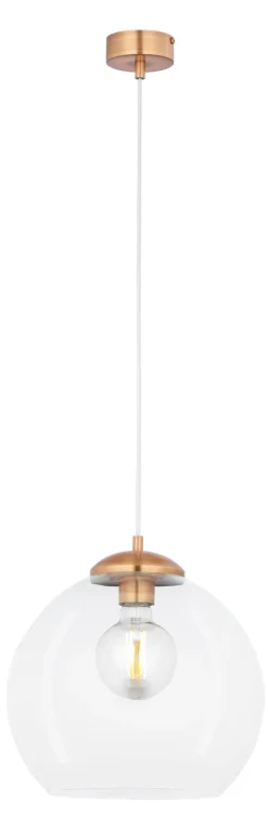 Jupiter Runde Hängelampe in Kupfer Kugel Ø29cm E27 Vintage* Hängelampen|Kugellampen