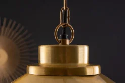 New Invicta Interior Runde Hängelampe Industrial Metall Ø43 cm E27 in Gold