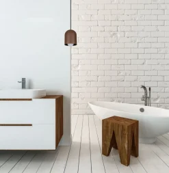 Belis Runde Hängelampe Schwarz Braun E27 Ø11 cm Loft* Hängelampen|Bürolampen