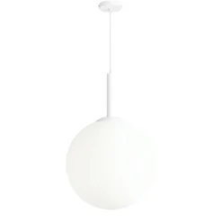 ALDEX Runde Hängelampe Weiß Kugelschirm Ø50 cm 3-flammig* Hängelampen|Bürolampen