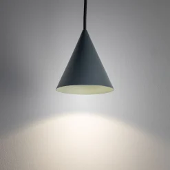 Sale Nowodvorski Runde Hängeleuchte Umbra Blau Ø11 cm GU10 Metall Kegel