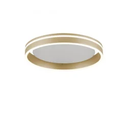 Paul Neuhaus Runde LED Deckenleuchte in Messing Ø40 cm 27 W dimmbar* Deckenleuchten|Flurlampen