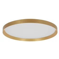 Hot Steinhauer Runde LED Deckenleuchte in Gold Weiß 2700 K Ø50 cm