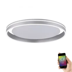 Paul Neuhaus Runde LED Deckenleuchte in Stahl Ø59 cm 38 W dimmbar* Deckenleuchten|Flurlampen