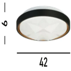 Searchlight Runde LED Deckenleuchte mit Fernbedienung dimmbar 25 W* Deckenleuchten|Led Lampen