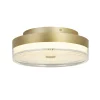 Searchlight Runde LED Deckenleuchte Metall in Gold Ø40 cm 1850 lm* Flurlampen|Wohnzimmerlampen