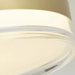 Searchlight Runde LED Deckenleuchte Metall in Gold Ø40 cm 1850 lm* Flurlampen|Wohnzimmerlampen