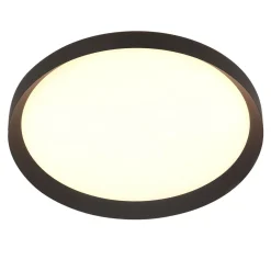 Steinhauer Runde LED Deckenleuchte Schwarz Weiß 2700 K Ø50 cm* Deckenleuchten|Led Lampen