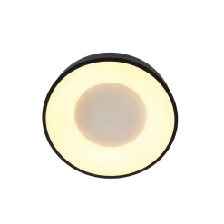 Steinhauer Runde LED Deckenleuchte Schwarz Weiß Ø38 cm 30 W 2700 K* Deckenleuchten|Led Lampen
