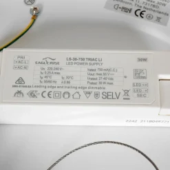 Steinhauer Runde LED Deckenleuchte Schwarz Weiß Ø38 cm 30 W 2700 K* Deckenleuchten|Led Lampen