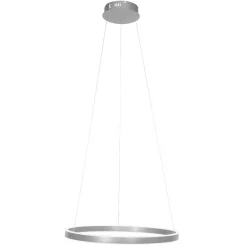 Outlet Steinhauer Runde LED Hängelampe in Stahl Ø60 cm 42 W stilvoll