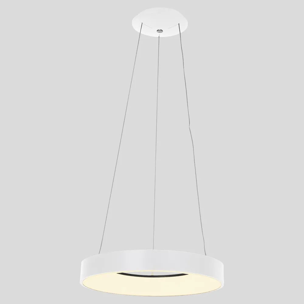 Steinhauer Runde LED Hängelampe Weiß Ø48 cm 2700 K 30 W wohnlich* Hängelampen|Led Lampen