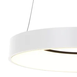 Steinhauer Runde LED Hängelampe Weiß Ø48 cm 2700 K 30 W wohnlich* Hängelampen|Led Lampen