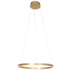 Best Steinhauer Runde LED Pendelleuchte in Gold B:60 cm 42 W stilvoll
