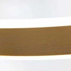 Best Steinhauer Runde LED Pendelleuchte in Gold B:60 cm 42 W stilvoll