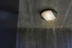 Sale Eco-Light Runde LED Wandleuchte Anthrazit IP54 3000/4000 K Ø26 cm