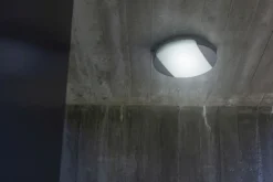 Sale Eco-Light Runde LED Wandleuchte Anthrazit IP54 3000/4000 K Ø26 cm