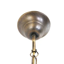 New Steinhauer Runde Pendelleuchte Glas Metall Ø45 cm E27 gemütlich