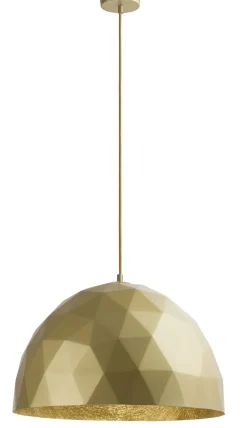 Sigma Runde Pendelleuchte Gold Metall stylisch E27 Ø50 cm* Hängelampen|Moderne Lampen