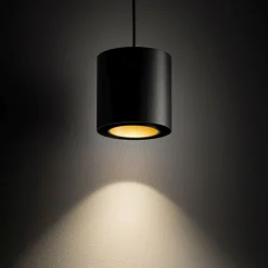 Discount Nowodvorski Runde Pendelleuchte Metall GU10 Ø13 cm Schwarz Gold