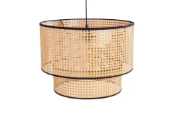 Online Invicta Interior Runde Pendelleuchte Metall Ø45 cm E27 Wiener Geflecht