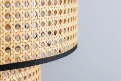 Online Invicta Interior Runde Pendelleuchte Metall Ø45 cm E27 Wiener Geflecht