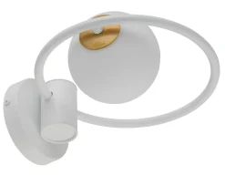 Clearance Sigma Runde Wandlampe Metall Glasschirm blendarm G9 Modern