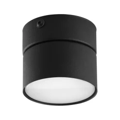 Best TK Lighting Runder Aufbaustrahler Metall Schwarz GX53 Ø8 cm