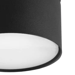 Best TK Lighting Runder Aufbaustrahler Metall Schwarz GX53 Ø8 cm