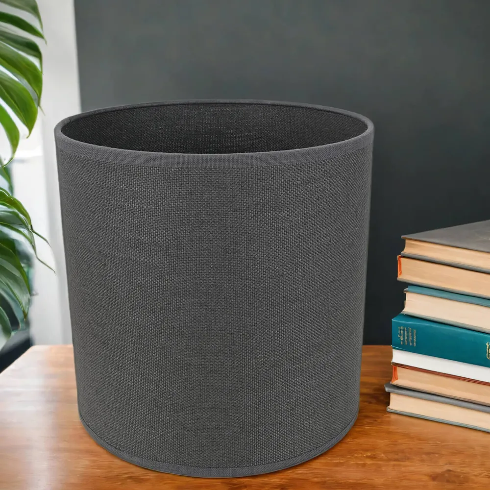 Outlet Nowodvorski Runder Stoffschirm für Stehlampen Zylinder Ø25,5cm