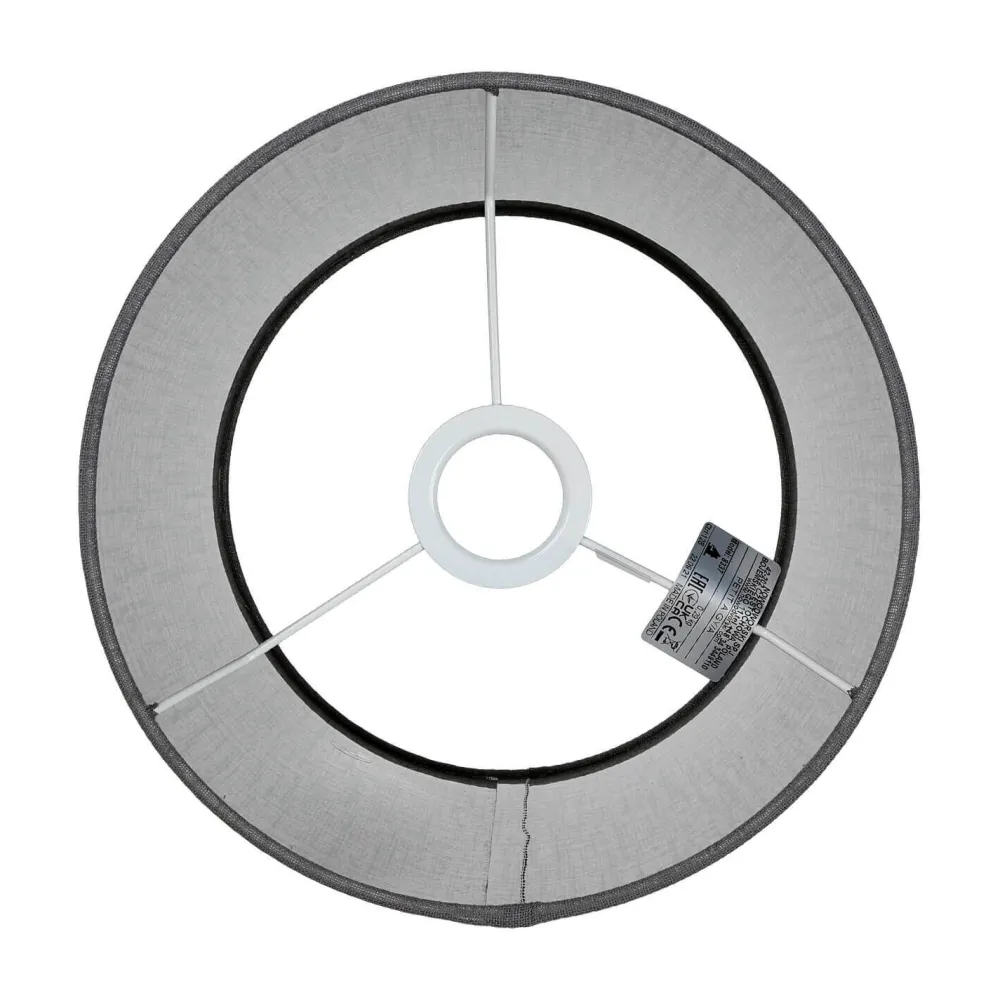 Outlet Nowodvorski Runder Stoffschirm für Stehlampen Zylinder Ø25,5cm