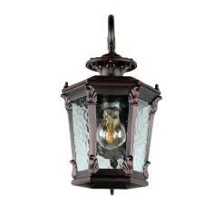 Nowodvorski Rustikale Außen Wandleuchte Bronze Antik 40cm AMUR* Außenwandleuchten|Rustikale Lampen