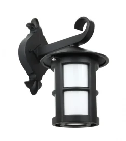 New SU-MA Rustikale Außenlampe KINGFISHER IP43 Schwarz E27