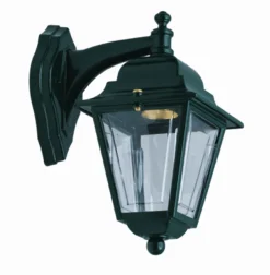 Clearance Lido Rustikale Außenlampe Messing E27 IP43 H: 26 cm in Grün