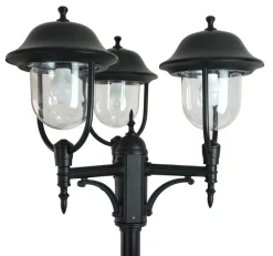 Sale SU-MA Rustikale Außenlampe Schwarz 195-295 cm IP43 E27