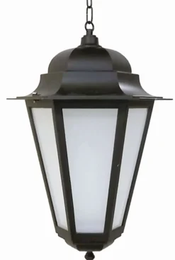 Lido Rustikale Außenleuchte DASSAVA Schwarz IP43 E27 elegant* Außenleuchten Antik|Gartenlaternen