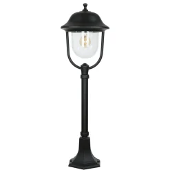 SU-MA Rustikale Außenleuchte Garten 87cm IP43 wetterfest* Metall Lampen|Rustikale Lampen
