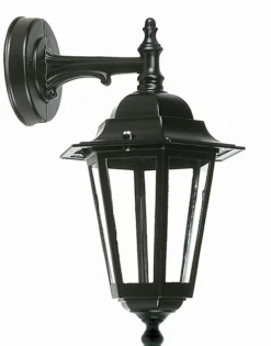 Lido Rustikale Außenleuchte HYSAIA Schwarz IP44 E27 elegant