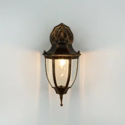 Easylight Rustikale Außenleuchte in Schwarz Kupfer LYON* Rustikale Lampen|Rustikale Außenleuchten