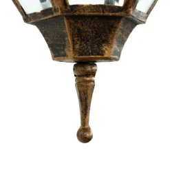 Easylight Rustikale Außenleuchte in Schwarz Kupfer LYON* Rustikale Lampen|Rustikale Außenleuchten