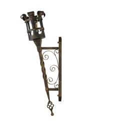 Best Easylight Rustikale Außenleuchte in Schwarz-Kupfer IP44 CASTLE