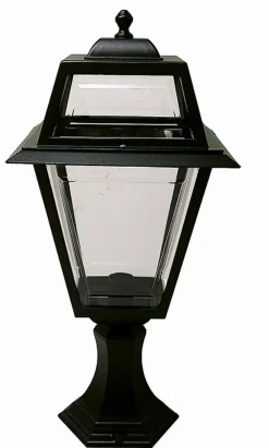 Lido Rustikale Außenleuchte IRSA Schwarz 63cm hoch IP44 E27* Außenleuchten Antik|Gartenlaternen