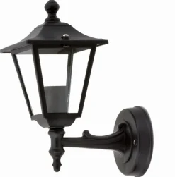 Best Lido Rustikale Außenleuchte Schwarz IP44 Aluminium E27