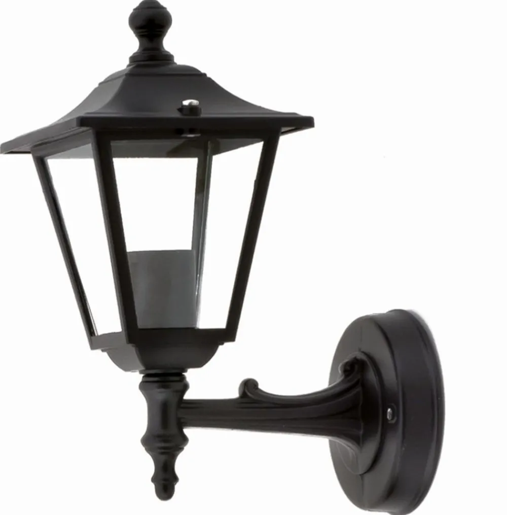 Best Lido Rustikale Außenleuchte Schwarz IP44 Aluminium E27